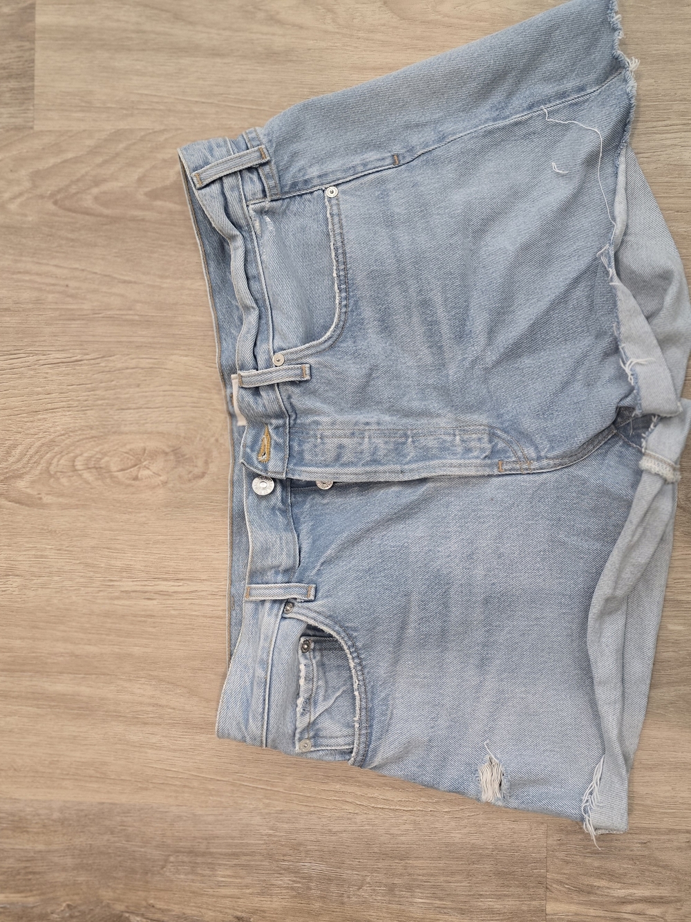 Kut from the Kloth Light Blue Denim Cutoff Shorts